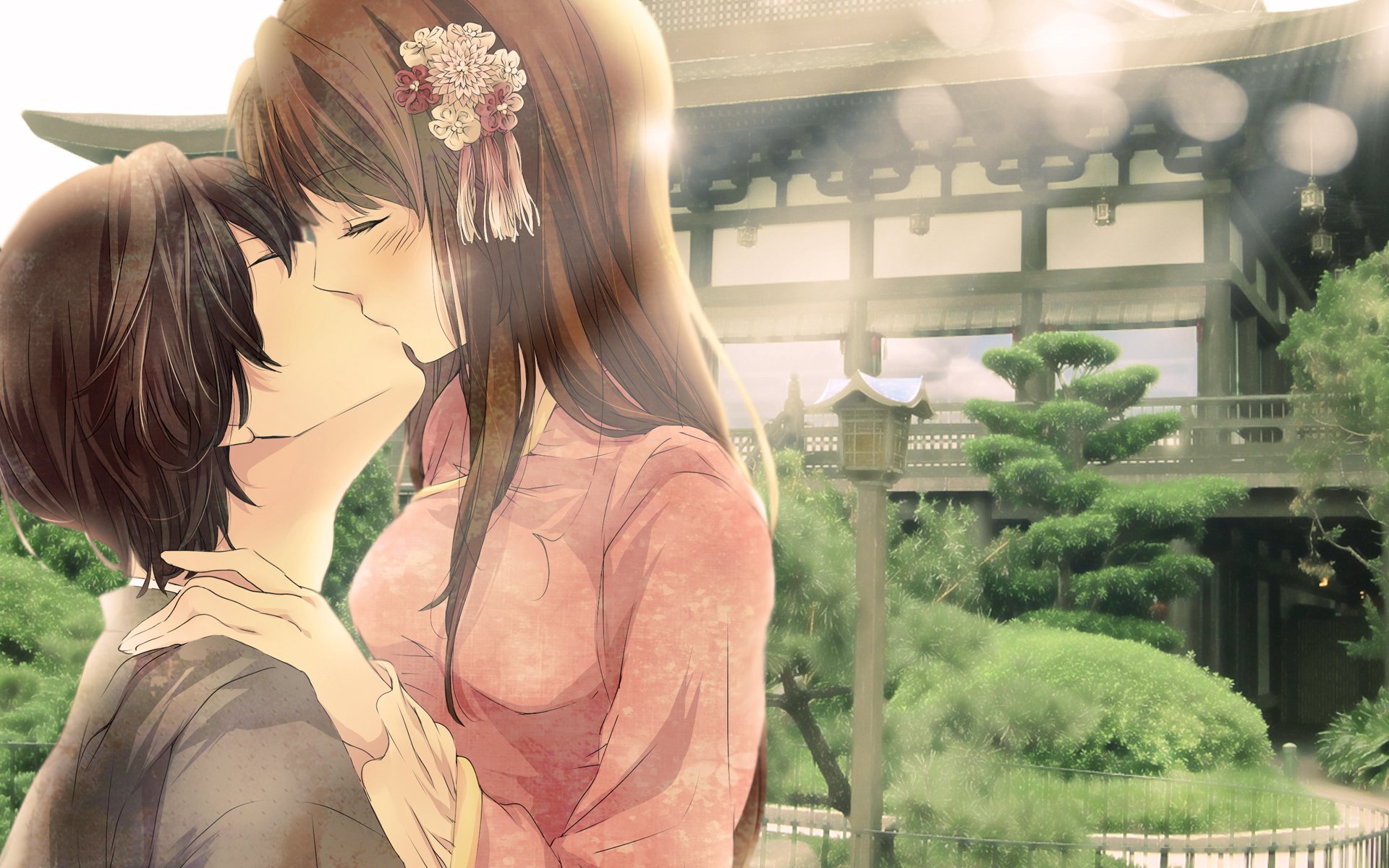 Японская парочка красиво ебутся после поцелуев