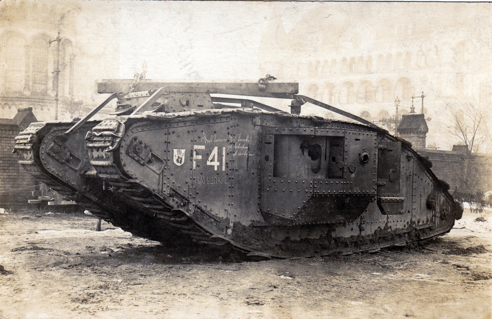 британские мк-iv танк первой мировой войны