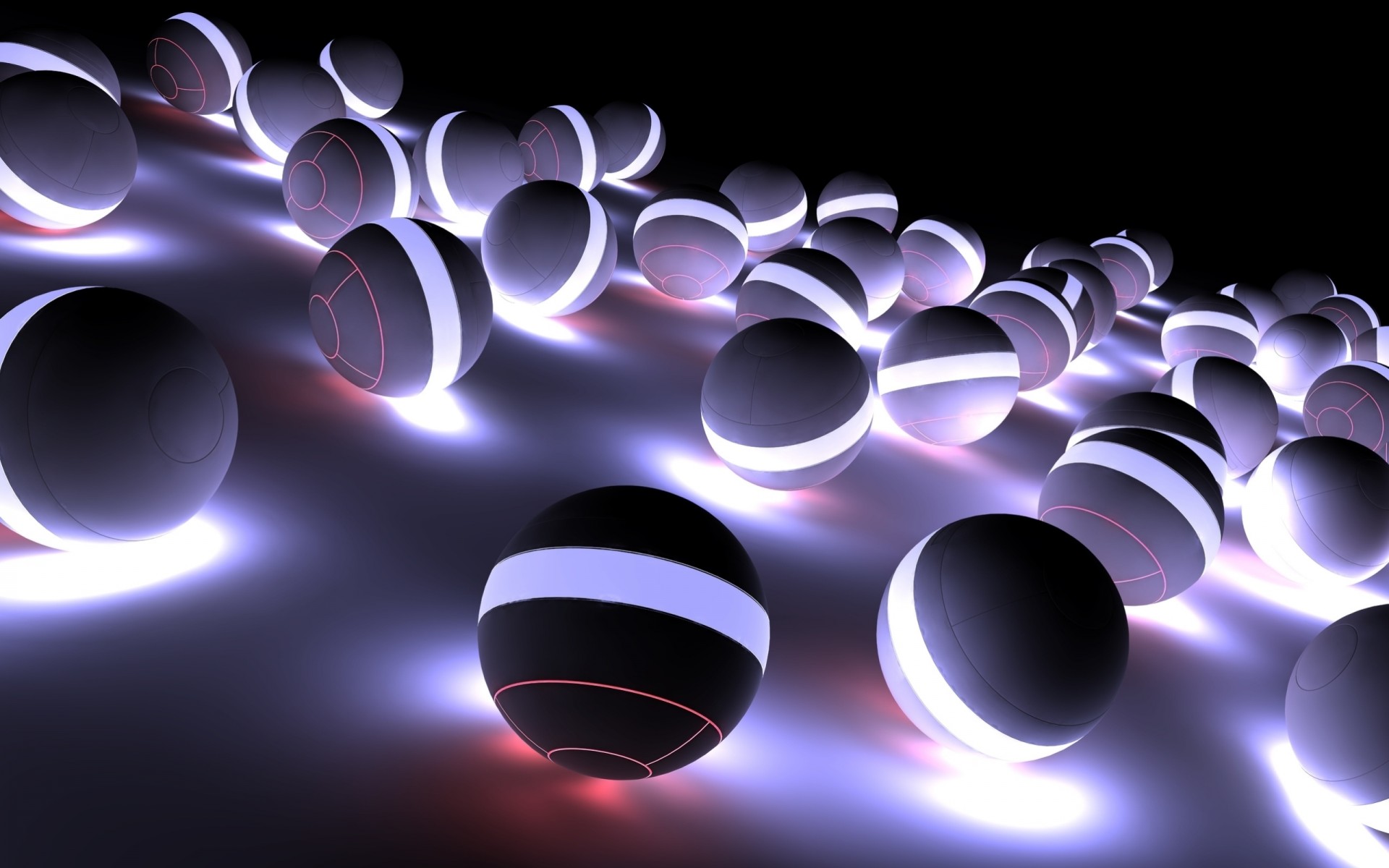 palle neon ombra luminoso luce