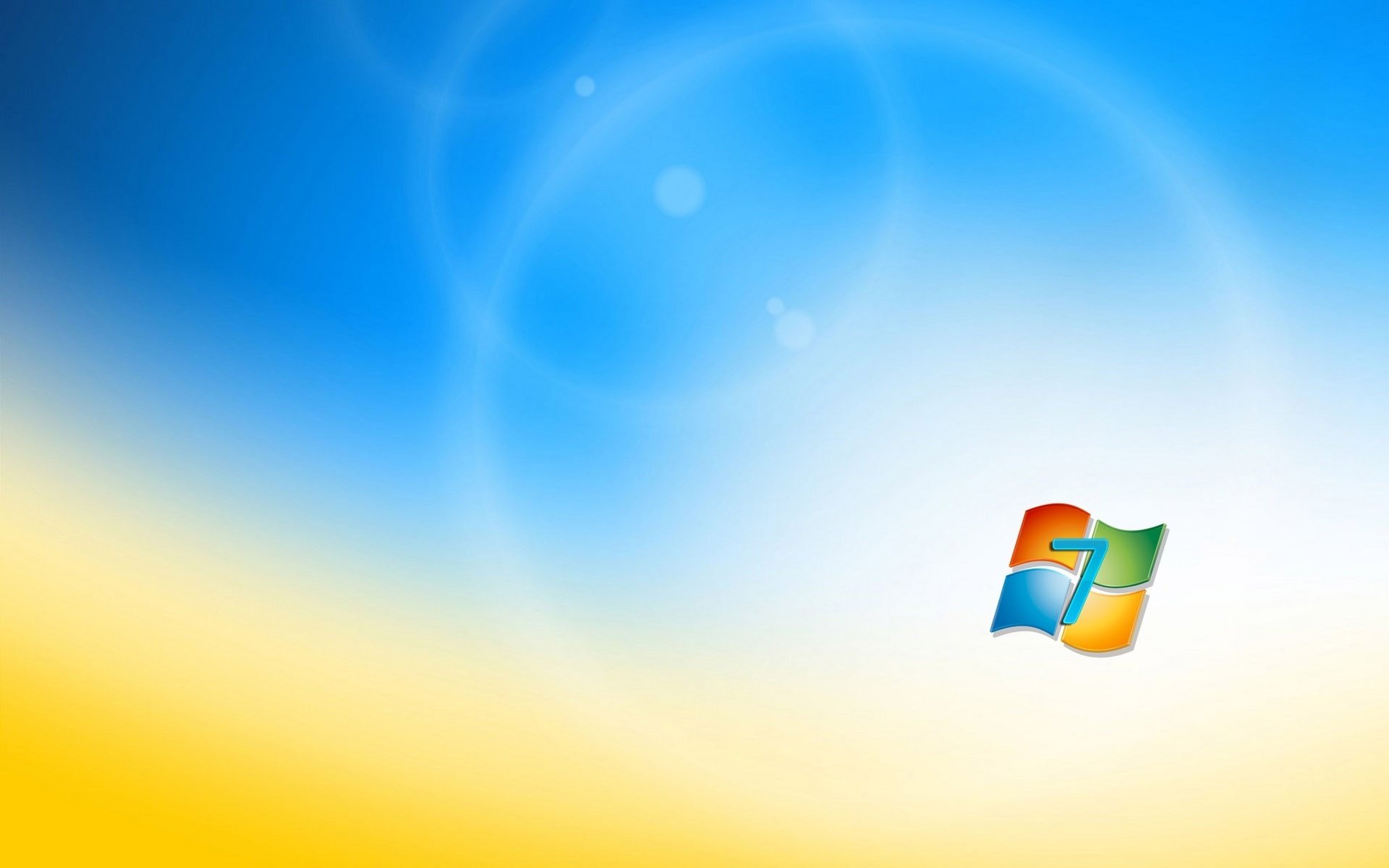 microsoft windows 7 fondo de color emblemas logotipos
