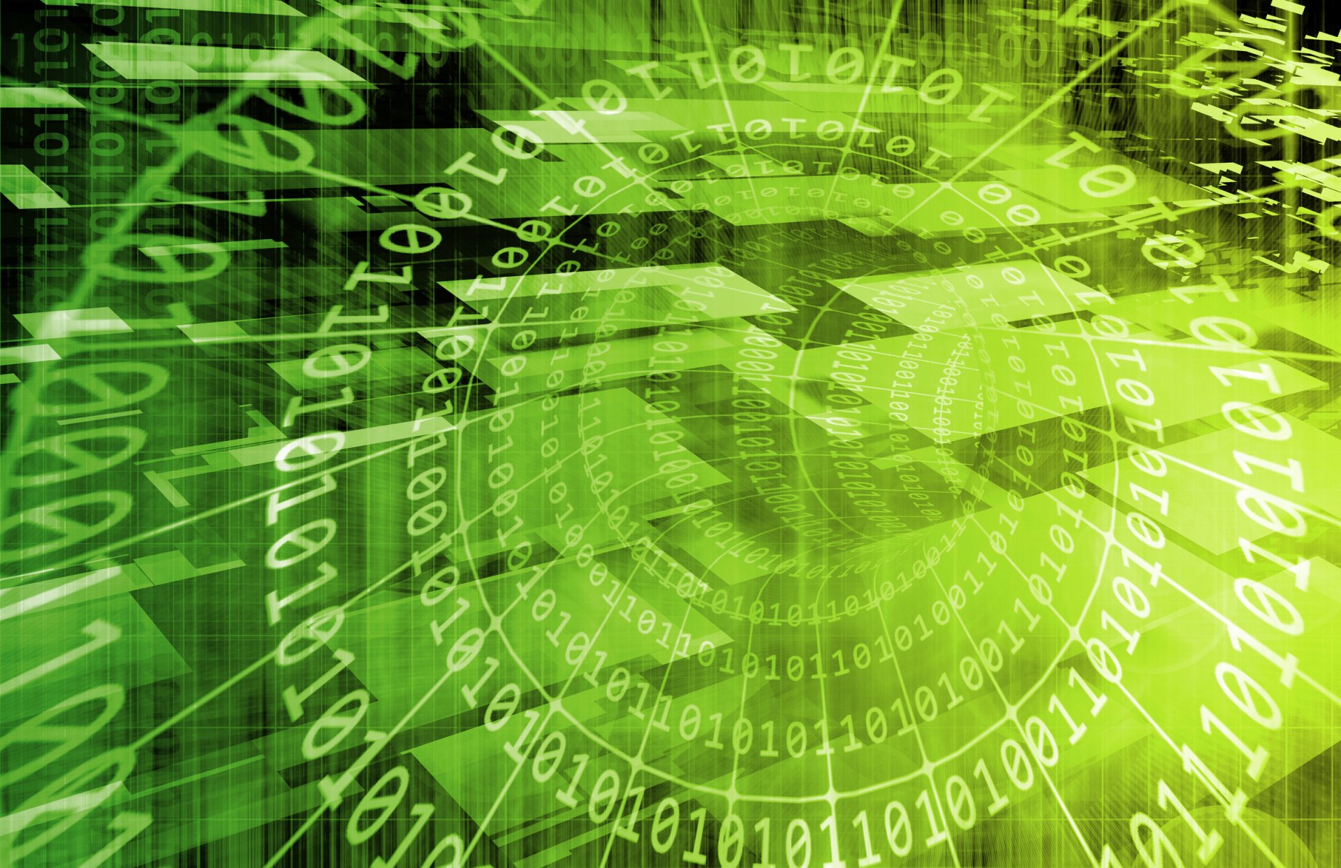 vert clair technologie fond binaire code