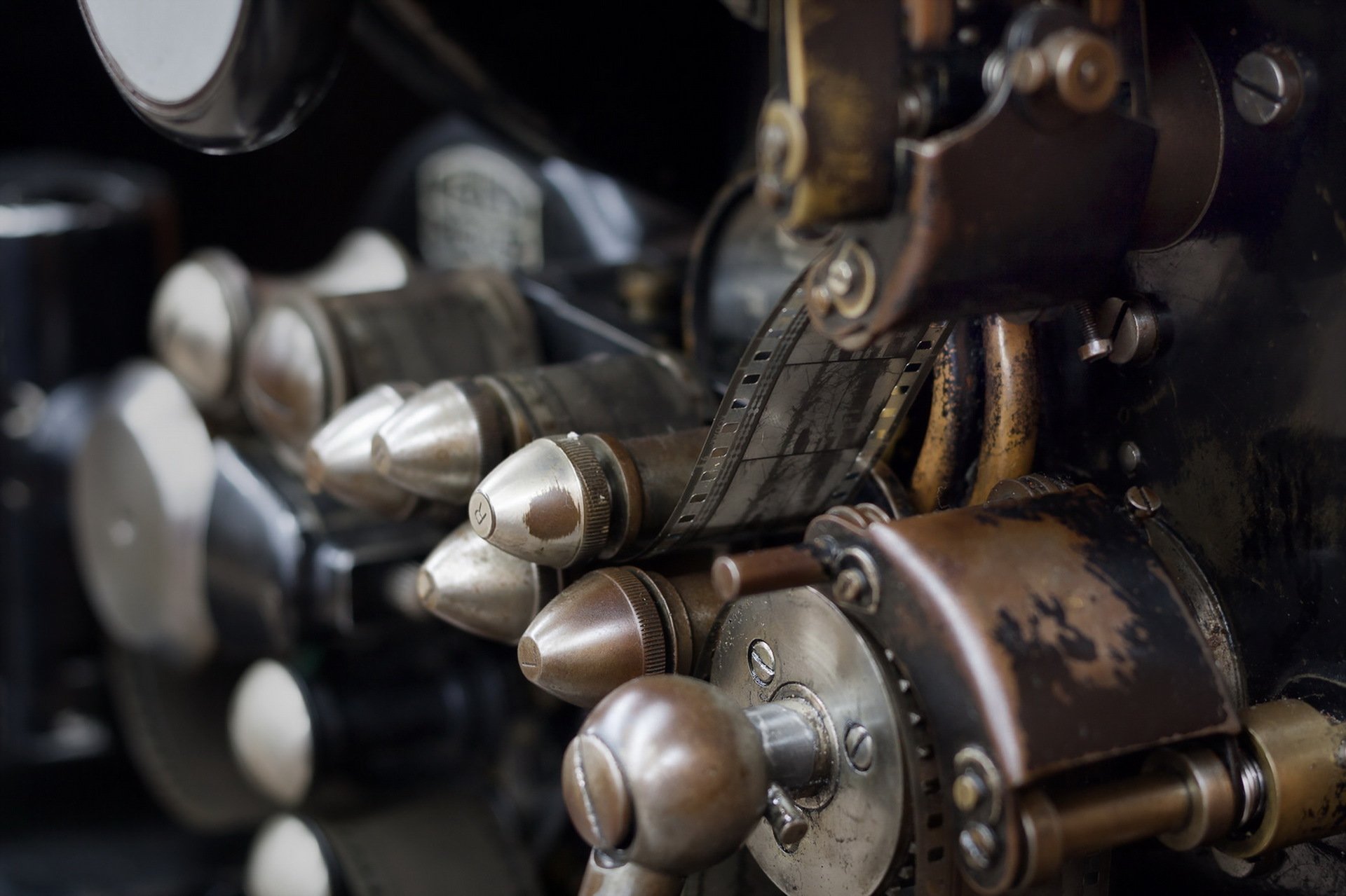 the mechanism close up background