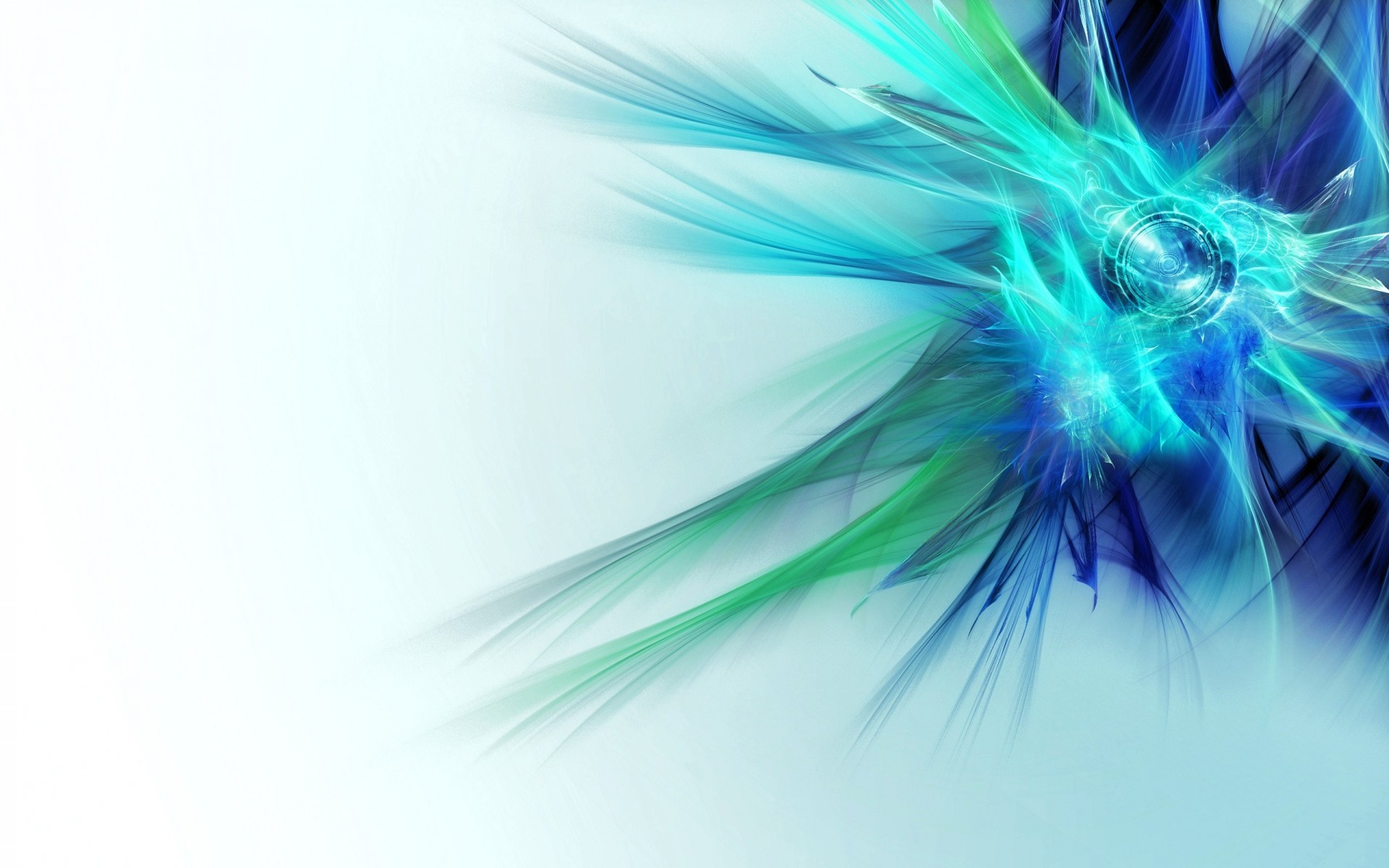 turquoise blue white background flower