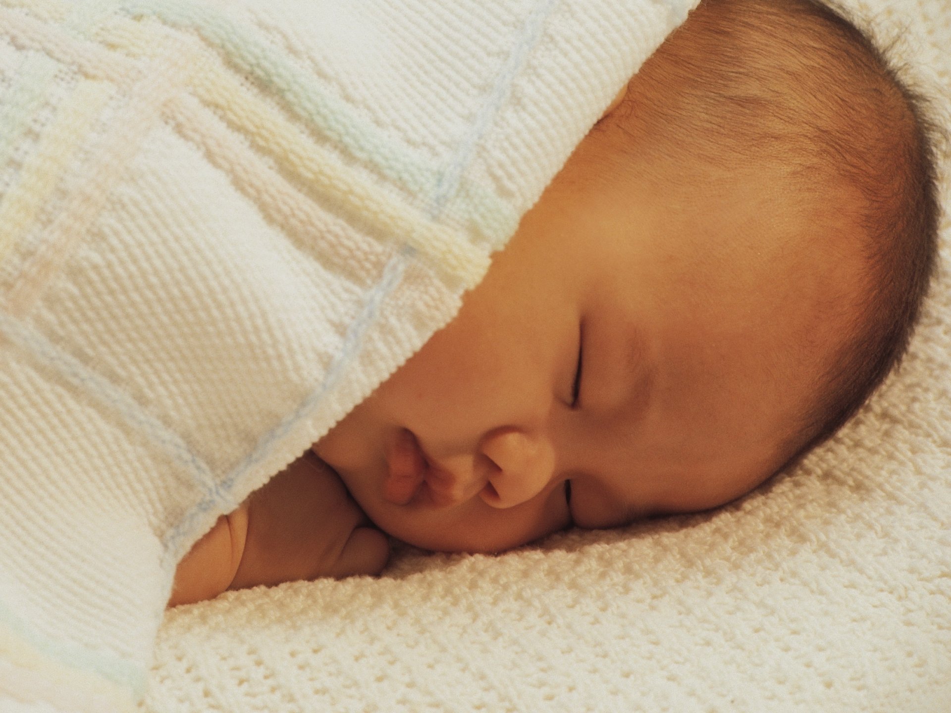 sommeil de bébé création mignonne miette sommeil sérénité bonheur enfant en bas âge enfant couvre-lit visage