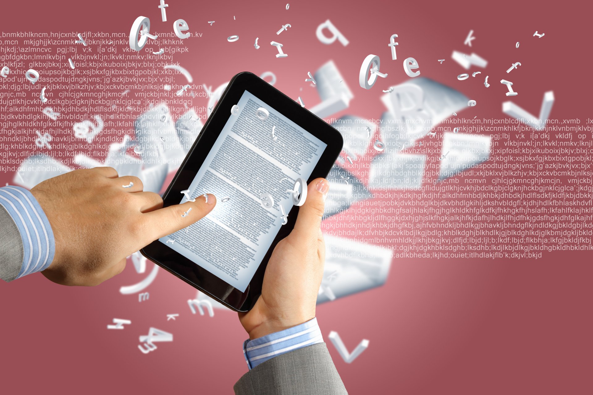 buch blätter online tablet lesen