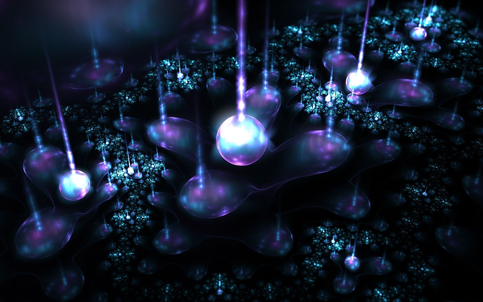 background flower light magic