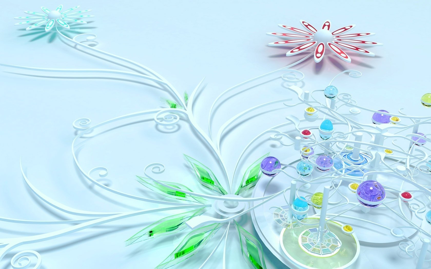 kristallblumen glas perlen