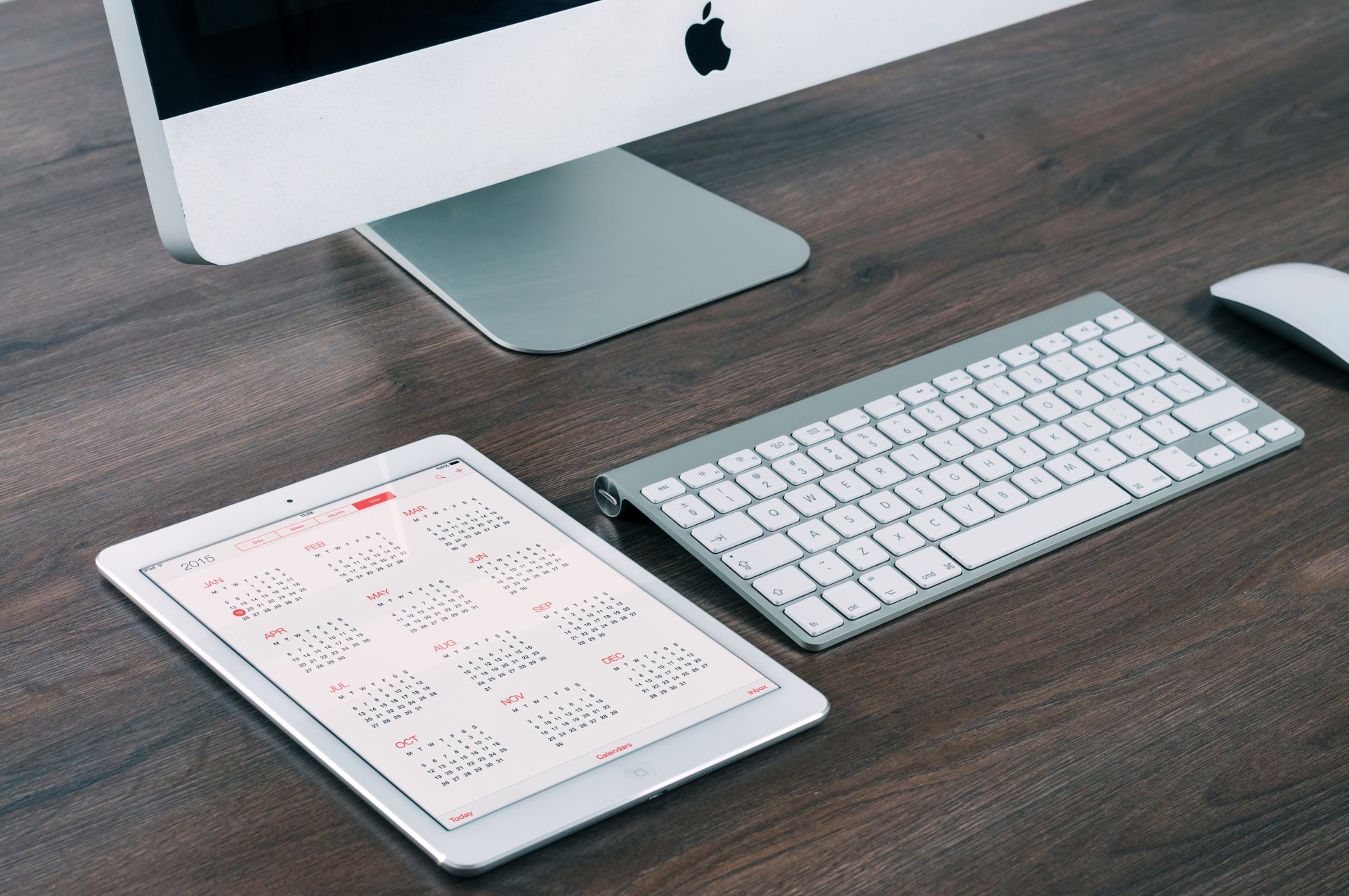 gadget mela mac monitor tastiera tablet calendario 2015