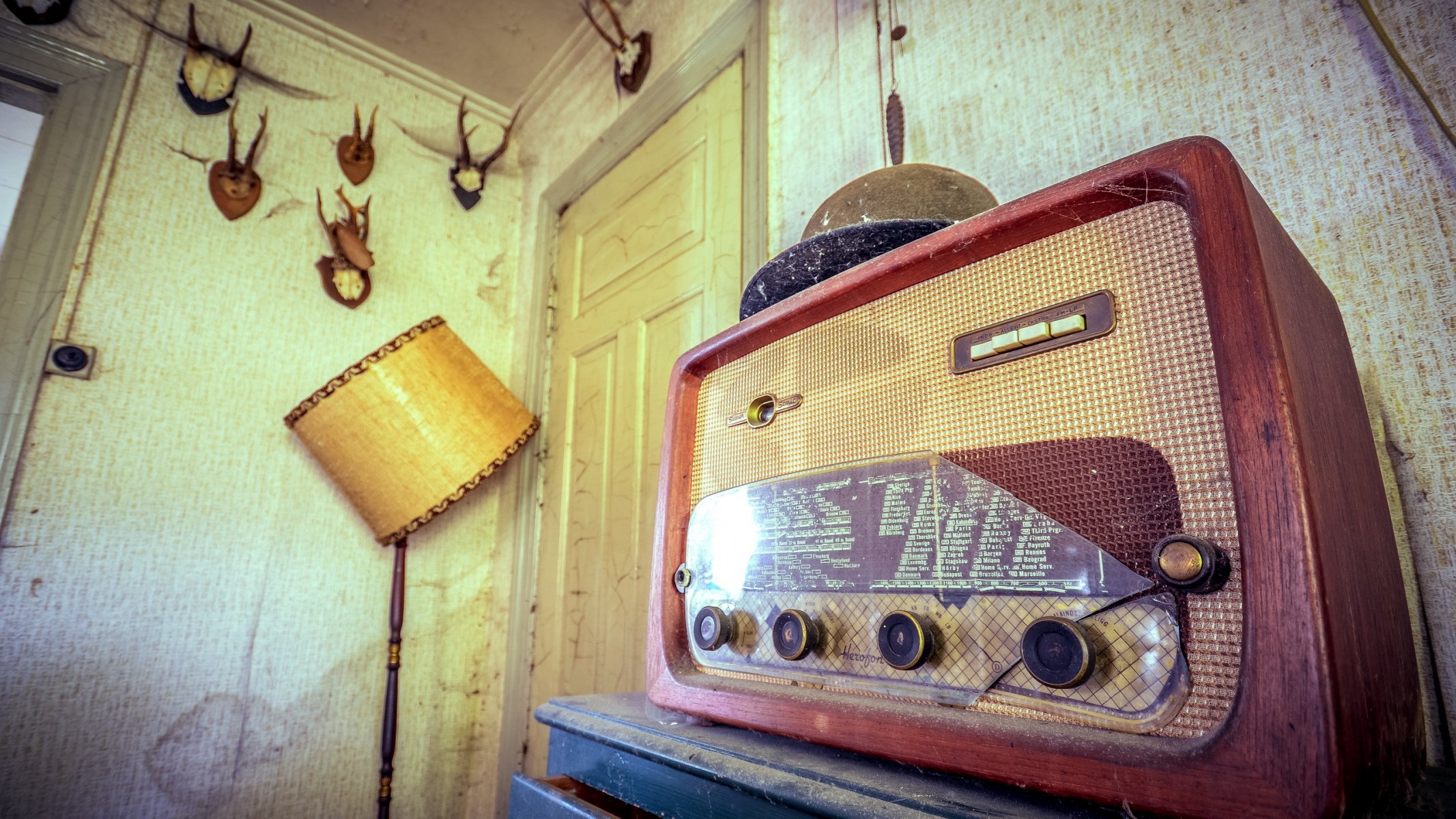 radio récepteur fond