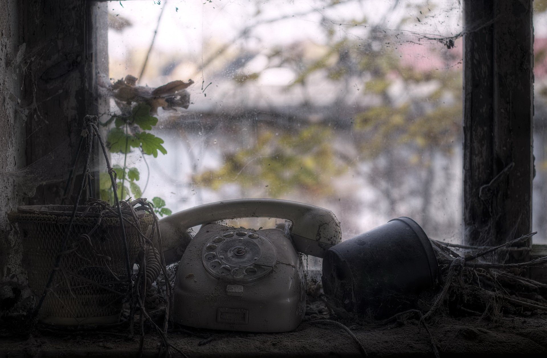 téléphone macro fenêtre