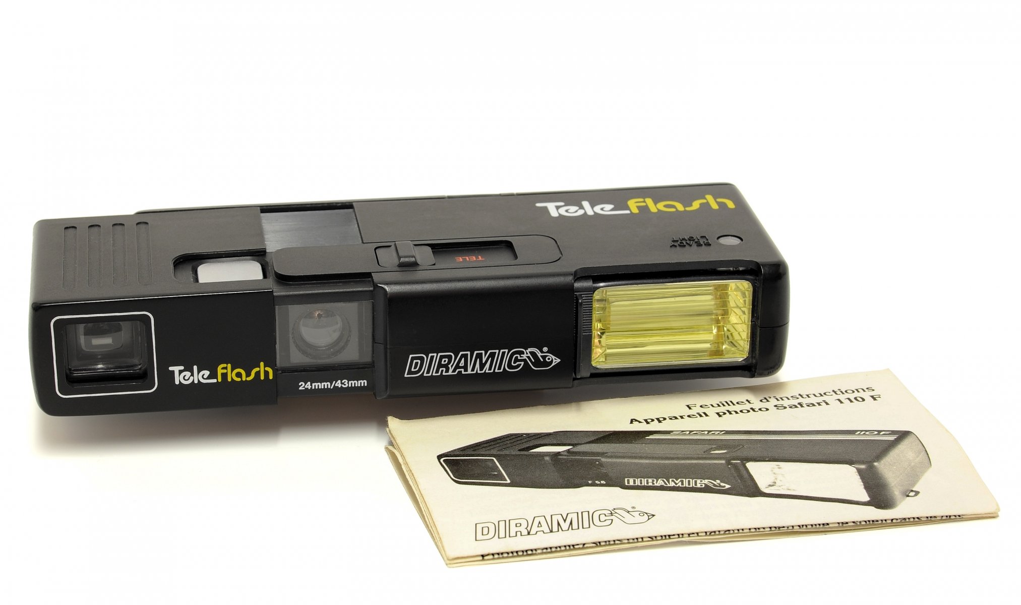 teleflash diramic 1980 a camera design