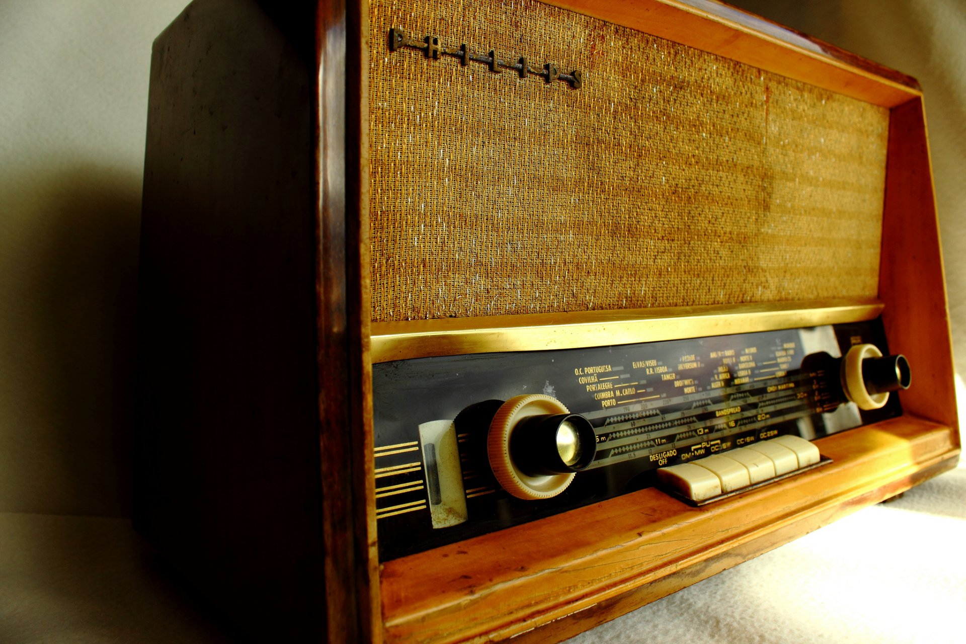 radio récepteur fond