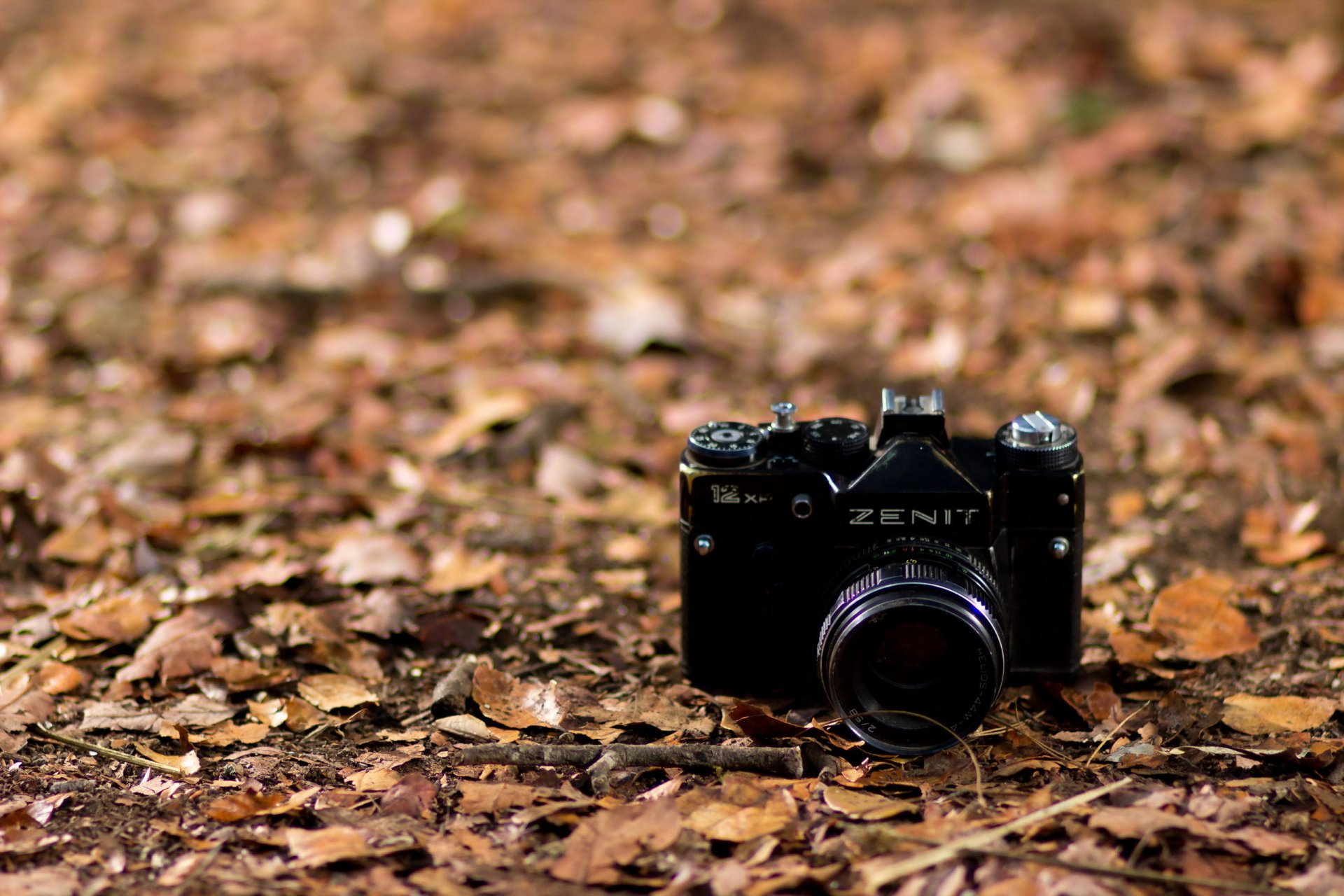 the camera zenit background close up