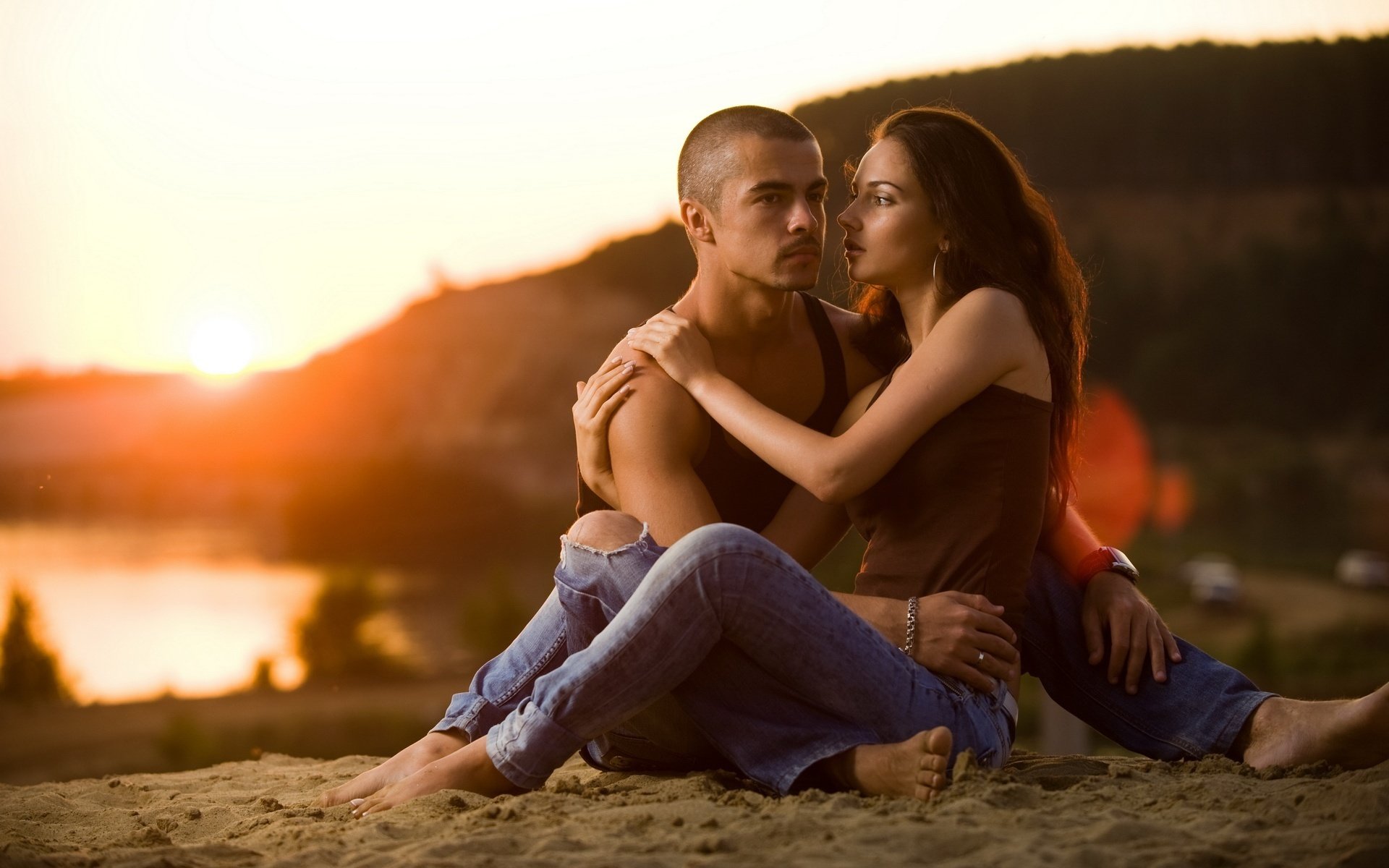 am see cool zwei romantik zärtlichkeit leidenschaft gefühle liebe datum treffen liebhaber paar männer frauen
