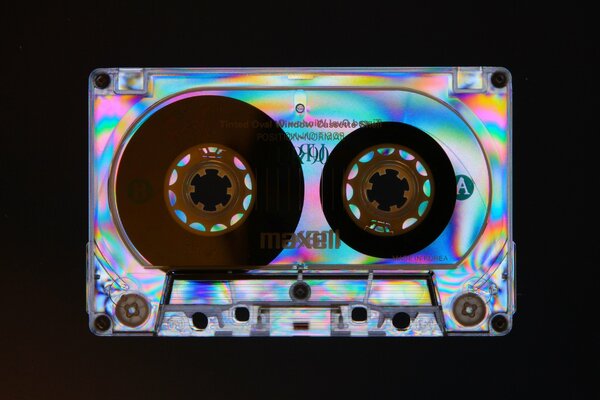Kassette für Tonbandgerät. Retro-Stil