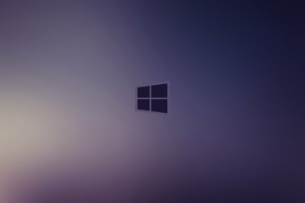 Logo de bienvenue Microsoft violet