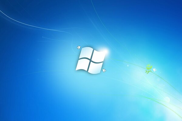 Das Windows Vista-Logo in Blau