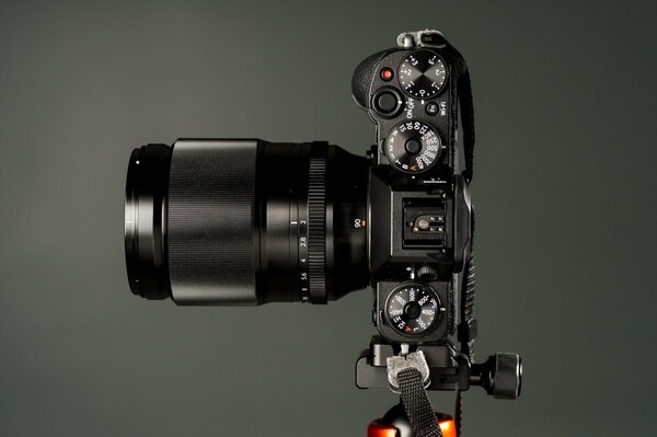 Fuji-Kamera 90mm f2 r lm we Ansicht von oben
