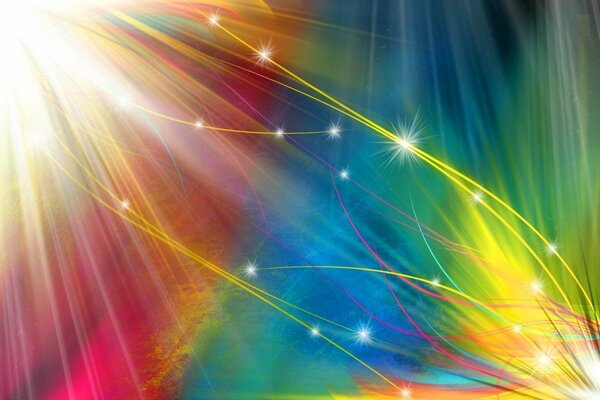 Fusión de colores del espectro frío y cálido
