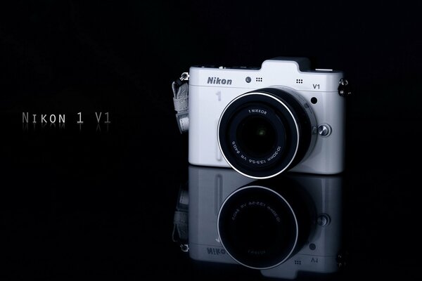 Nikon white fotika advertising
