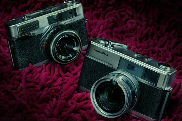 Kilka klasycznych modeli minolta