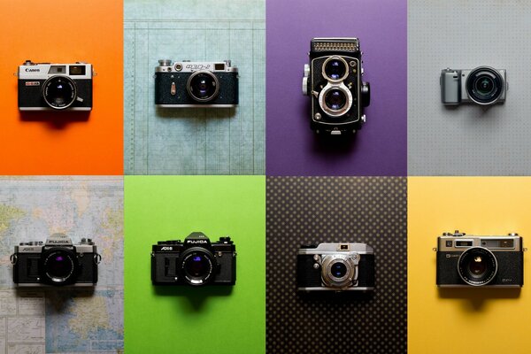 Японские классические фотоаппараты прошлой эпохи