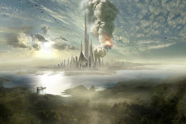 The War of the Worlds in the city of the Future