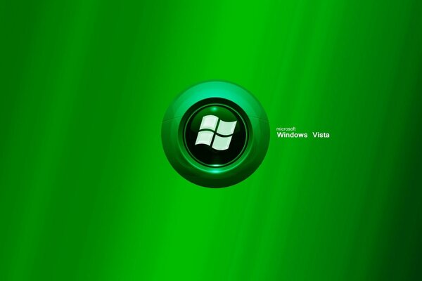 Логотип Windows Vista в зеленом