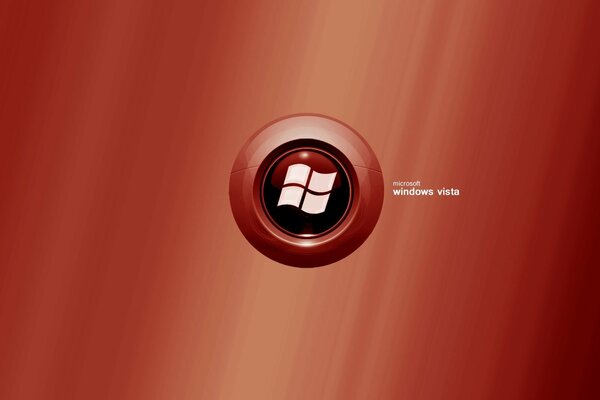 Windows Vista logo in red
