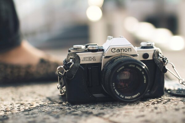 Una cámara canon bastante rara