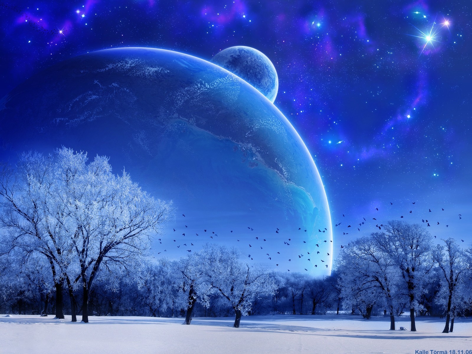 planet space winter