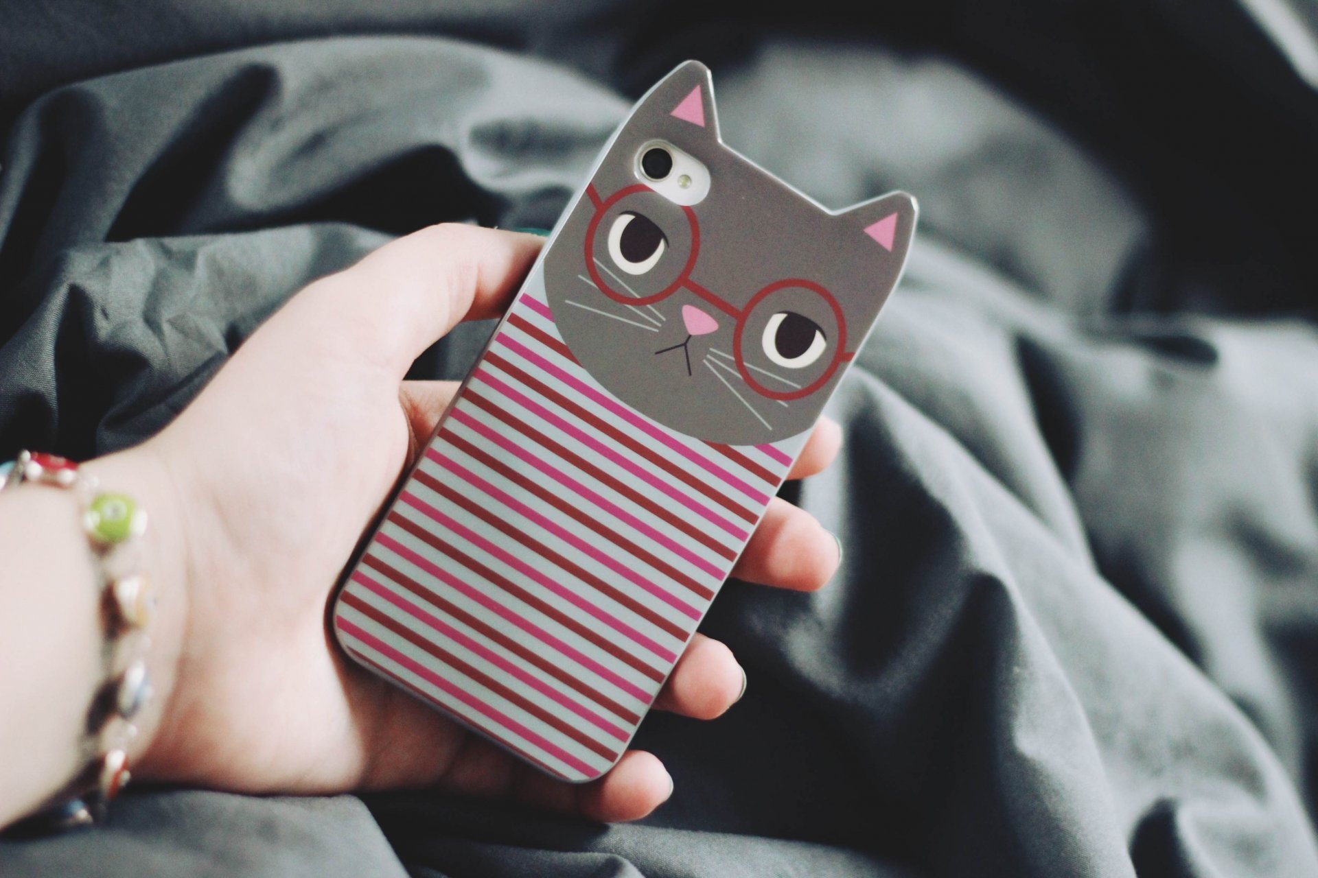 case iphone iphone cat stripes stripes hand