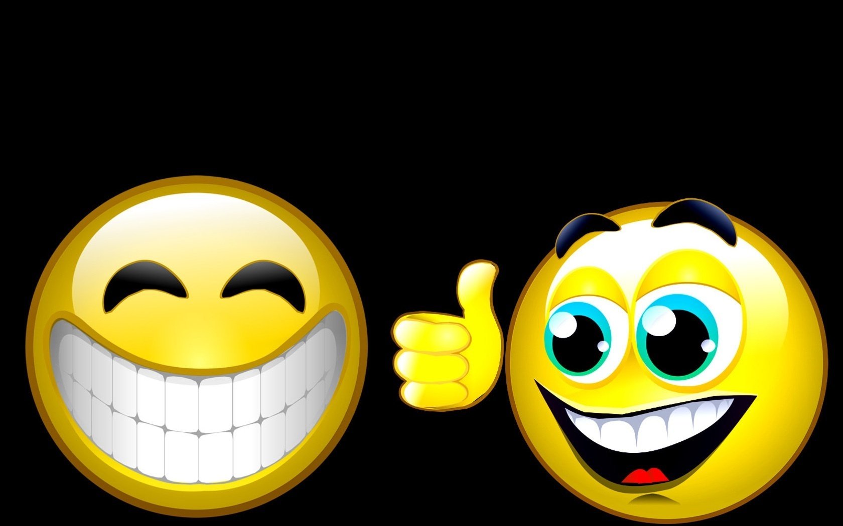 emoticon sorrisi occhi azzurri positivo