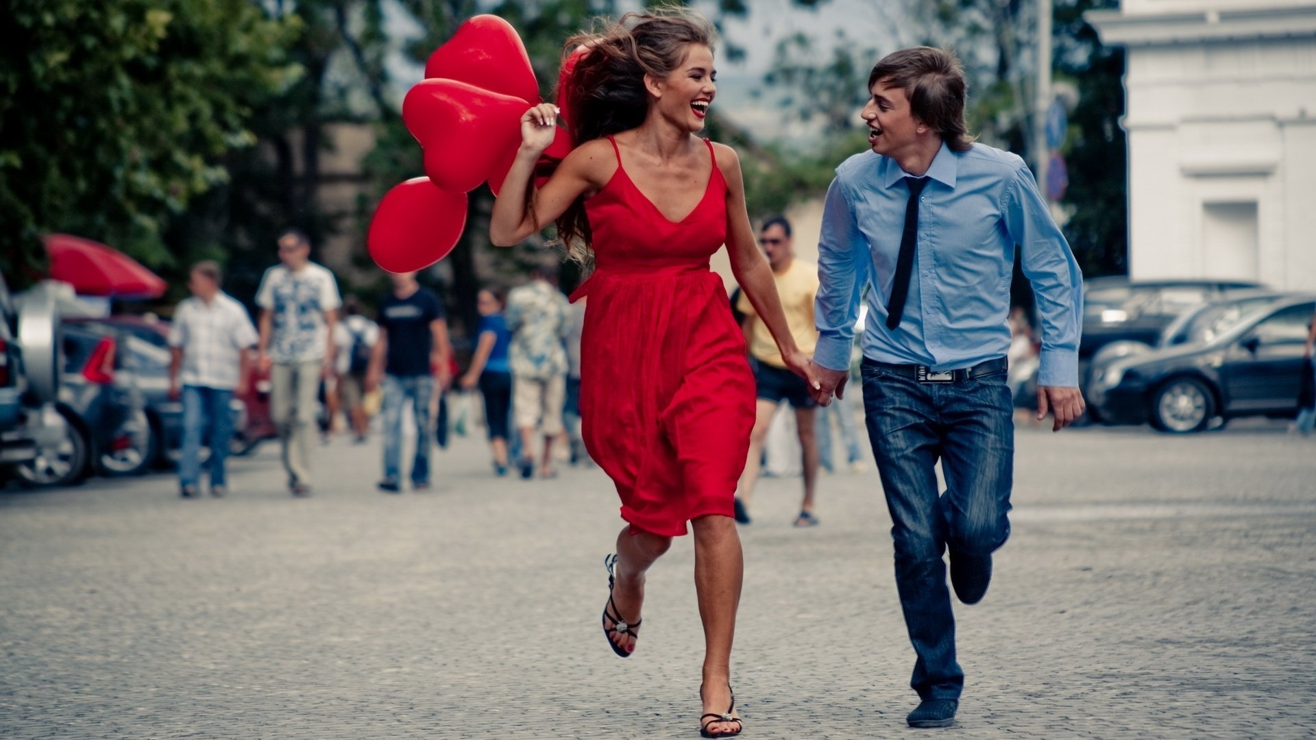 valentine s day red dress romance red tenderness passion feelings love date meeting lovers pair men women