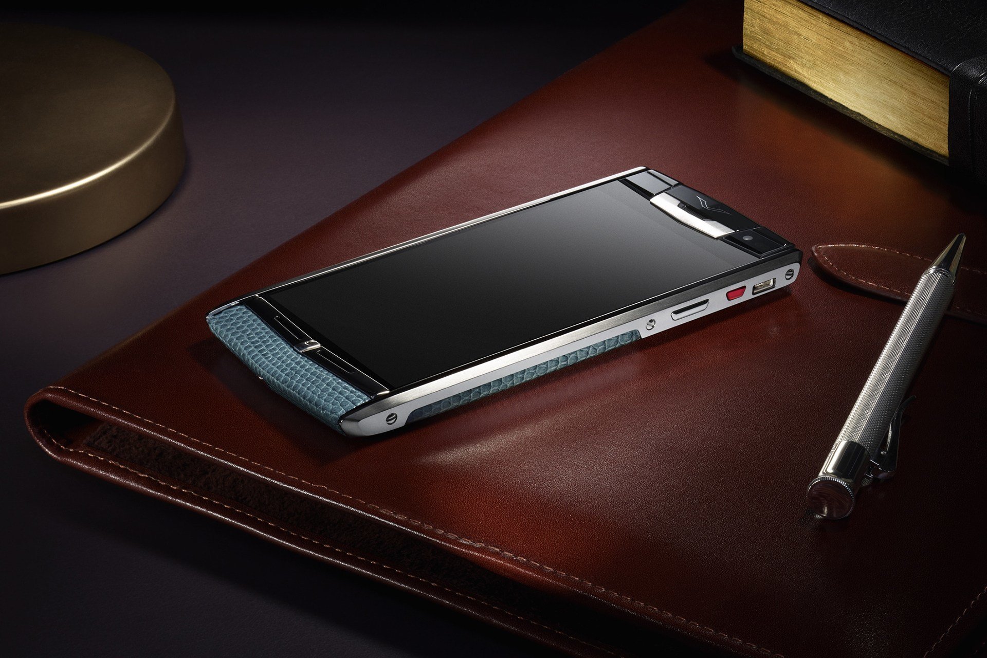 vertu firma táctil de alta tecnología smartphone estilo