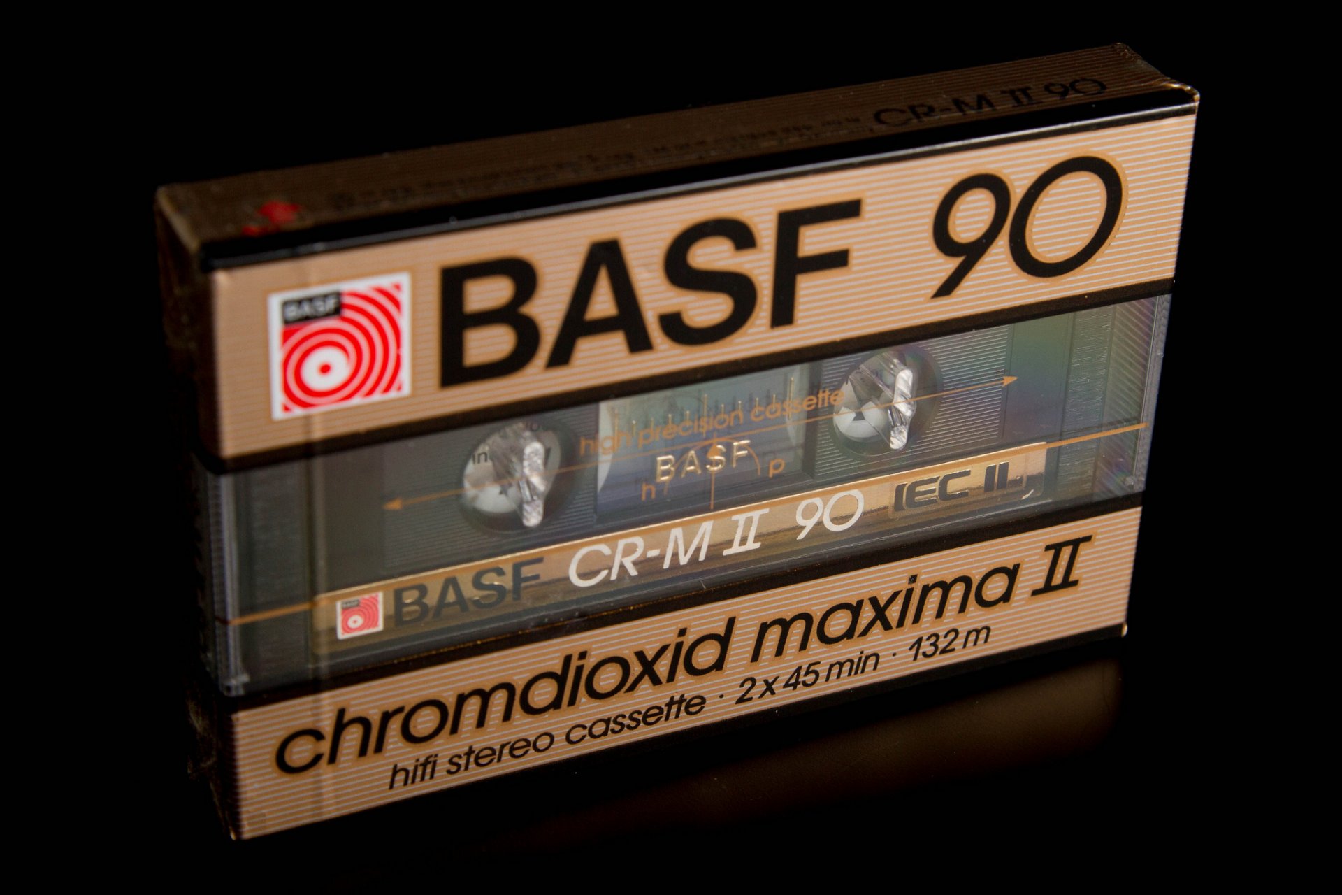 basf kassette musik makro hintergrund