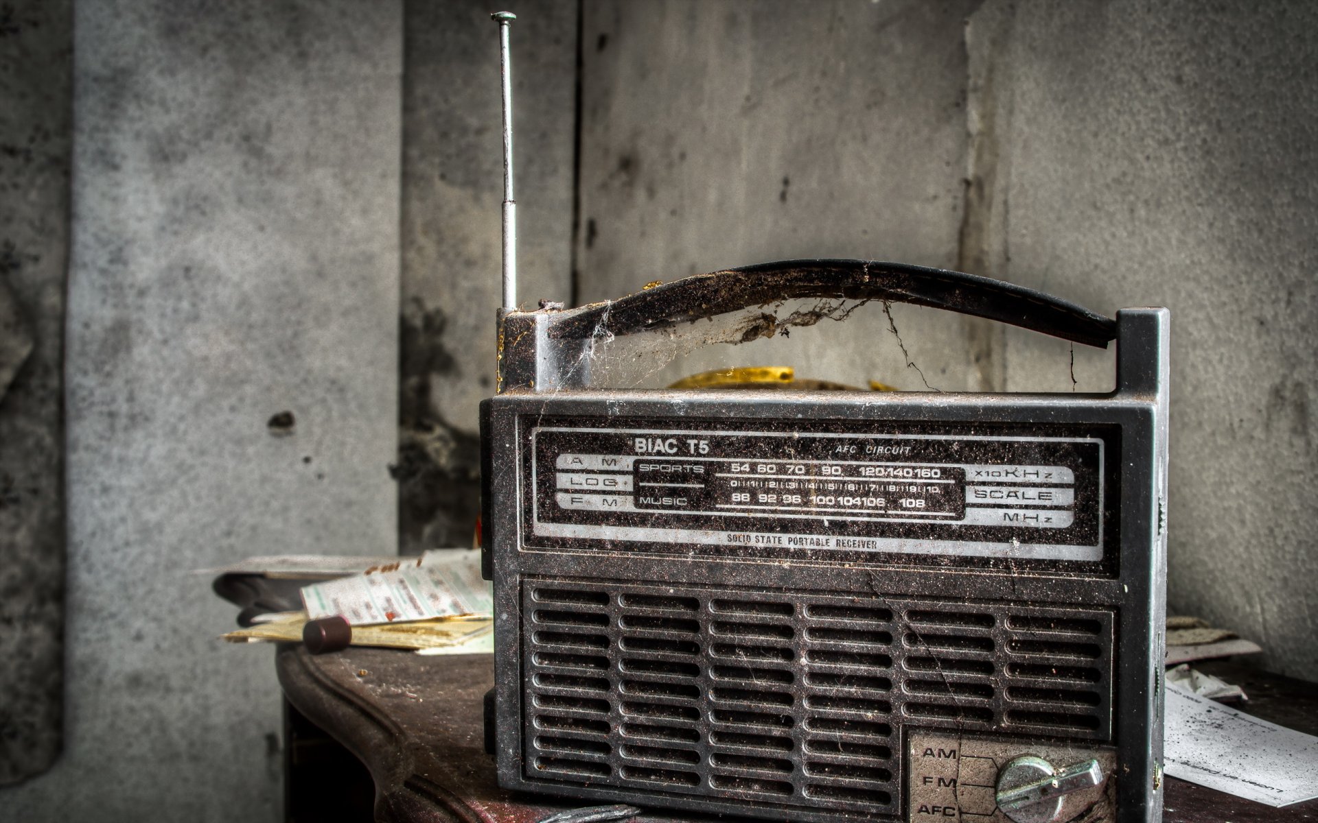 radio receptor fondo