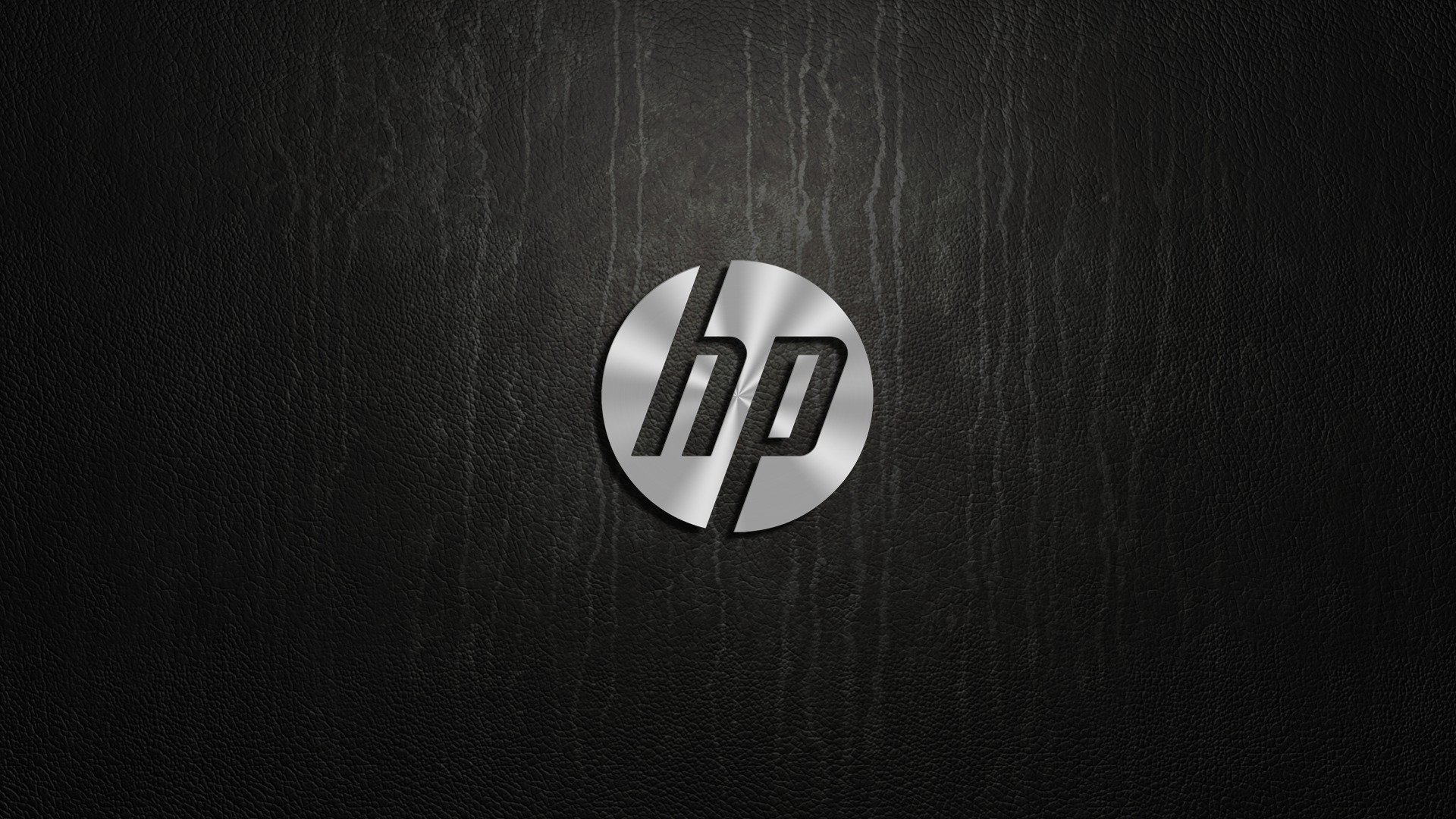 hp logo metalowe