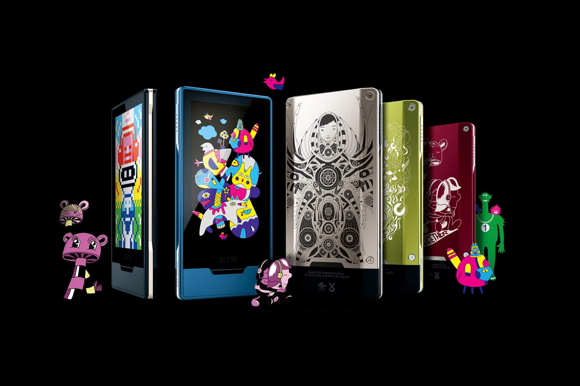 zune originale grafiken designs microsoft zune