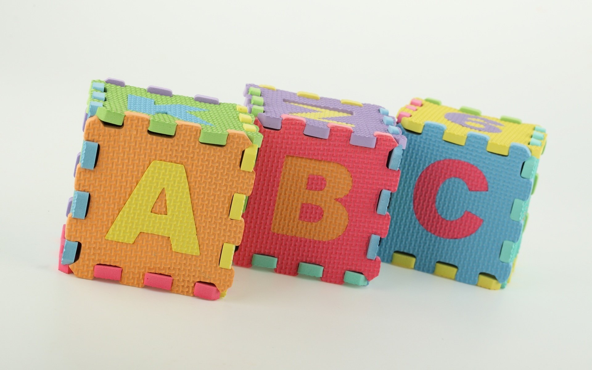 enfants joie cubes lettres jouets