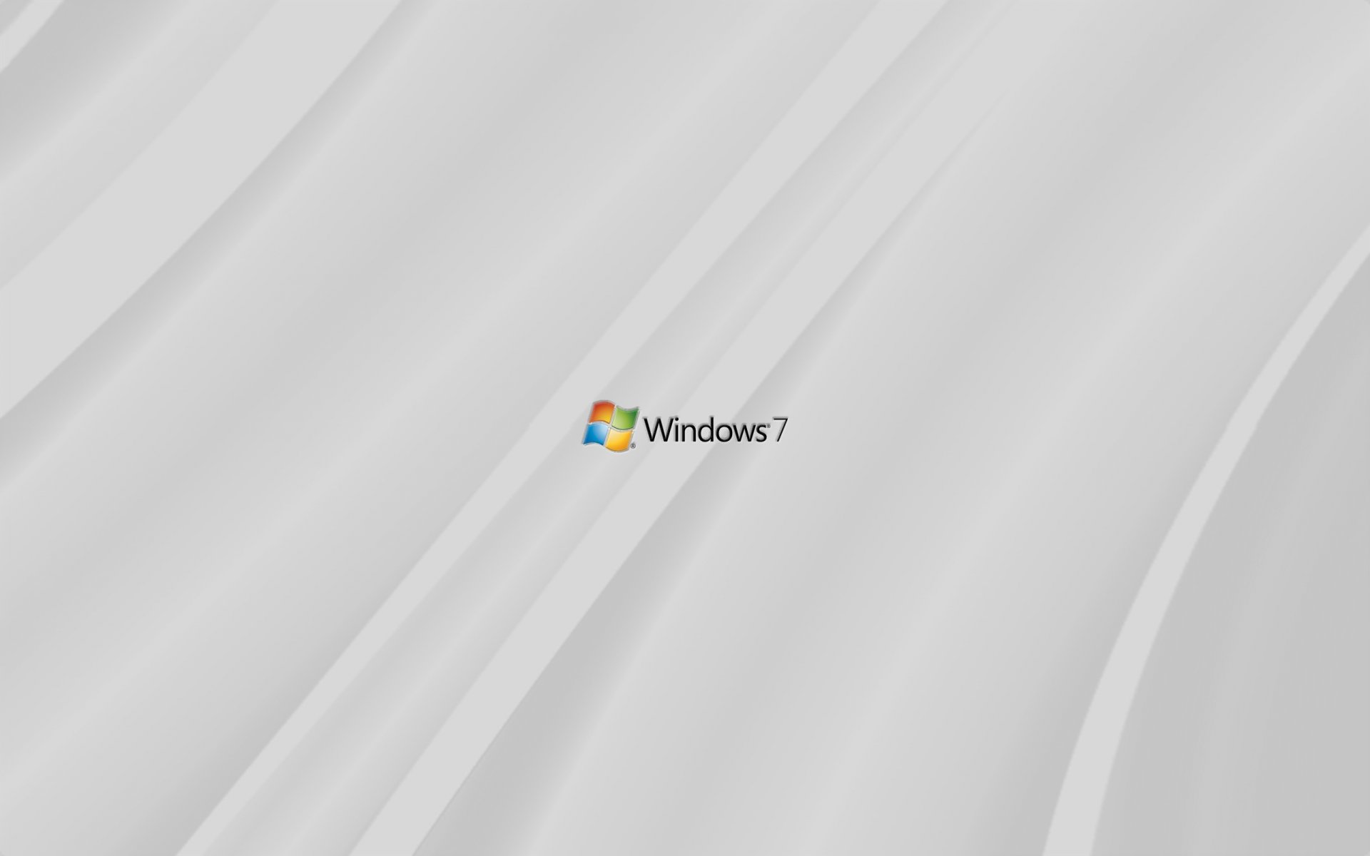 jasne płótno fałdy windows 7 emblematy logo linie łuki wzór szare tło