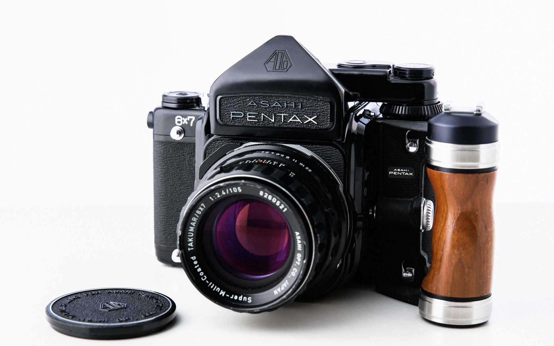 the camera pentax 67 close up