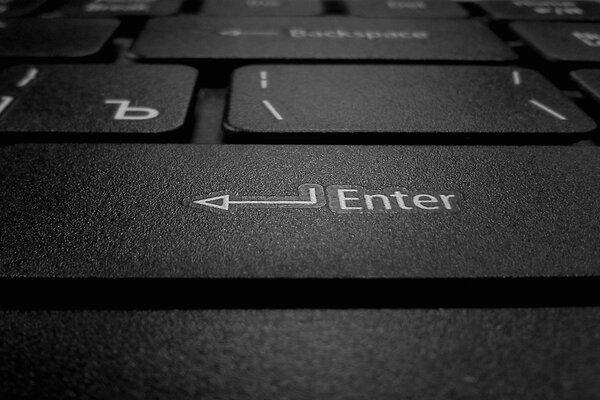 Enter-Taste auf der Computertastatur