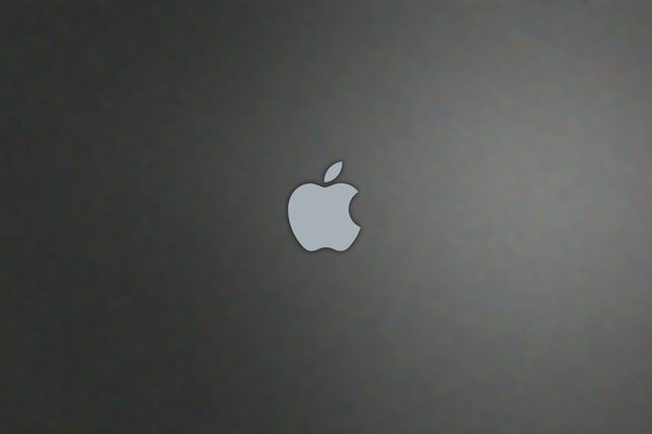 Klassisches iPhone-Emblem auf dunklem Hintergrund