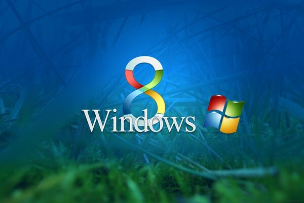 Wygaszacz ekranu Windows osiem na trawie