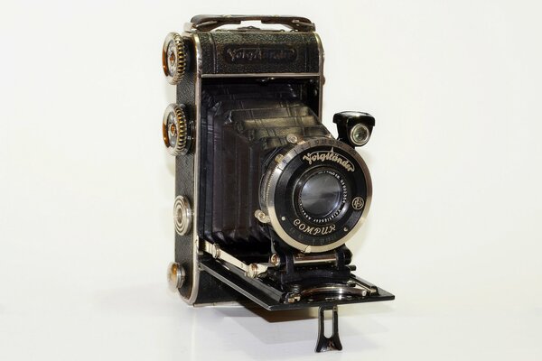 voigtlander inos ii KAMERA AUS DEM JAHR 1933 MIT GROßEM OBJEKTIV