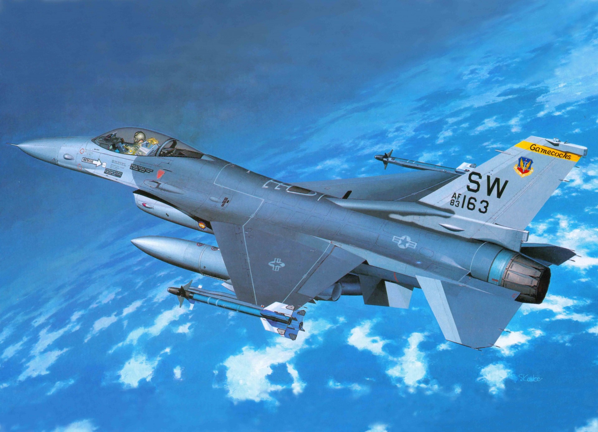 general dynamics f-16 fighting falcon