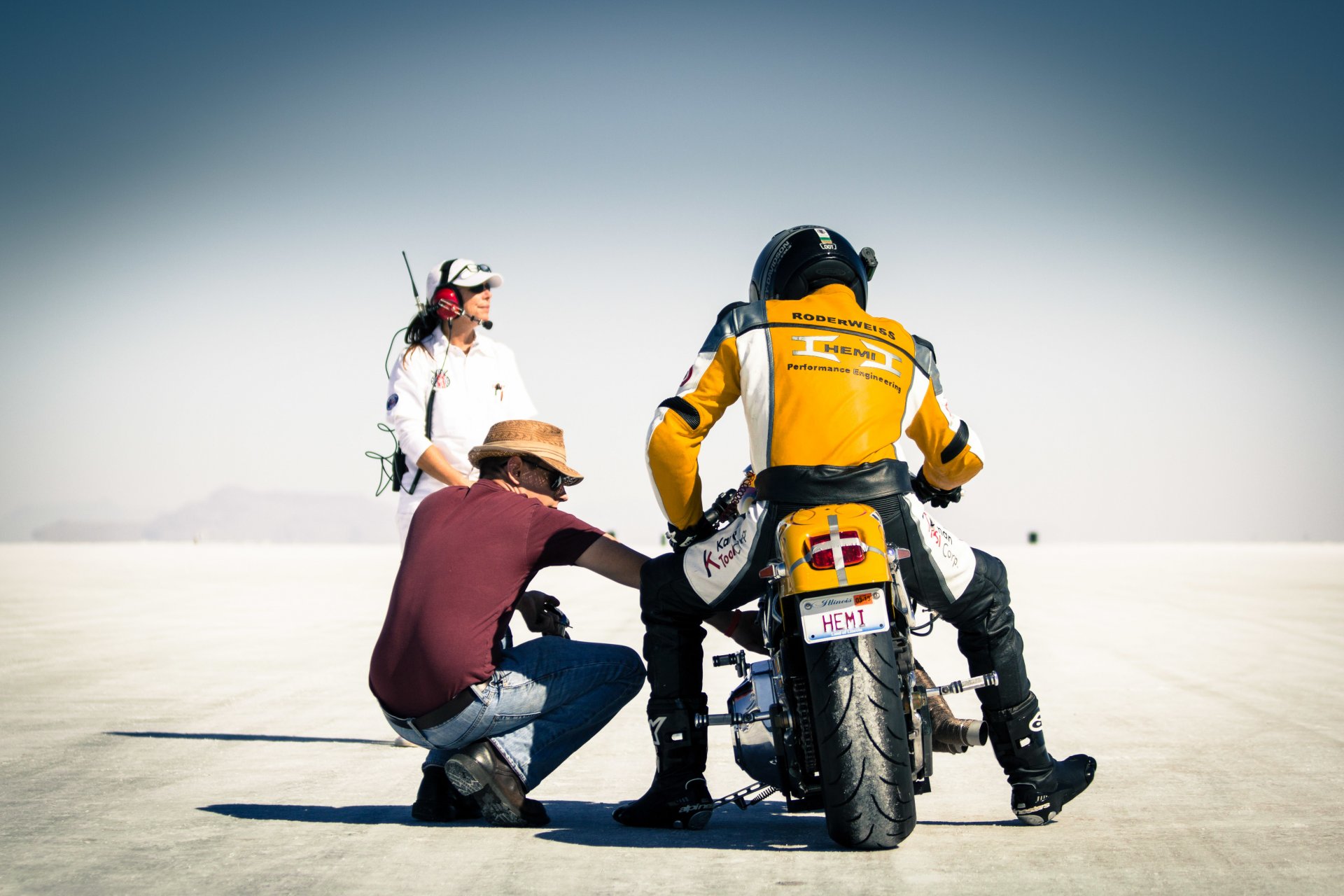 bonneville utah états-unis course montagne désert