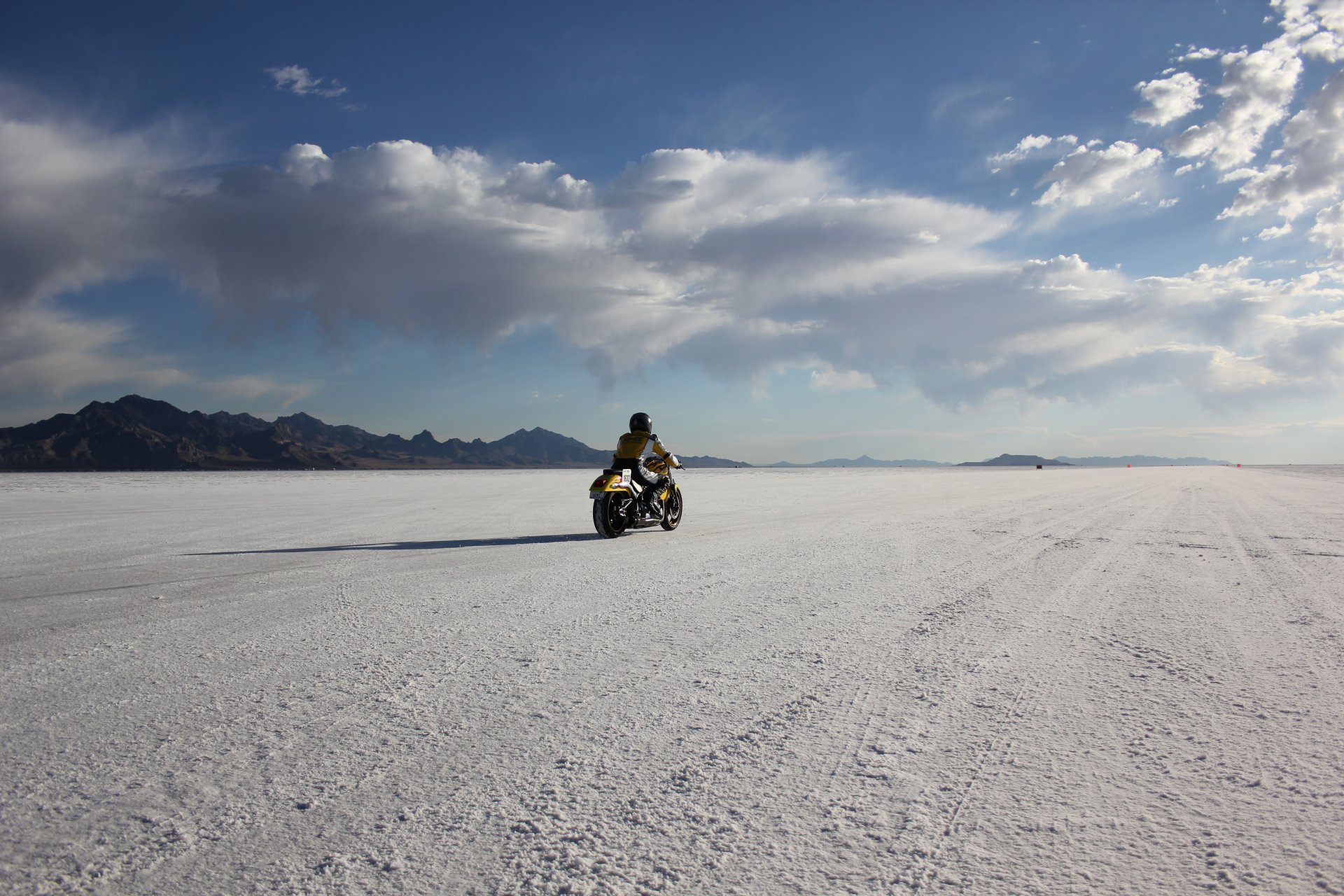 bonneville utah usa wyścigi góra pustynia