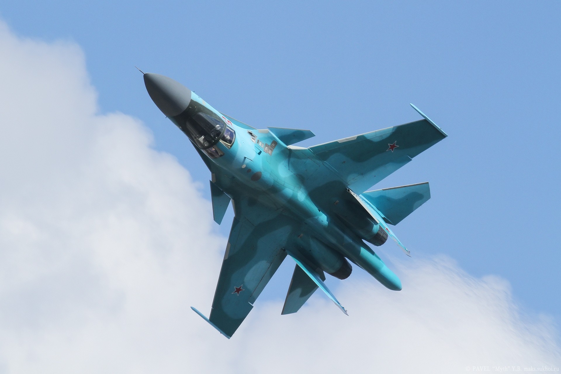 su-34 caccia cielo